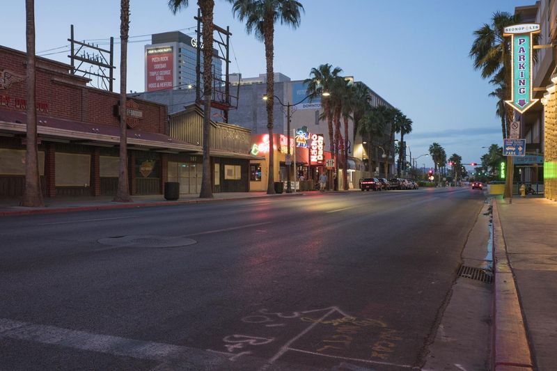 Night Drive Through Downtown Las Vegas Hdri Maps And Backplates