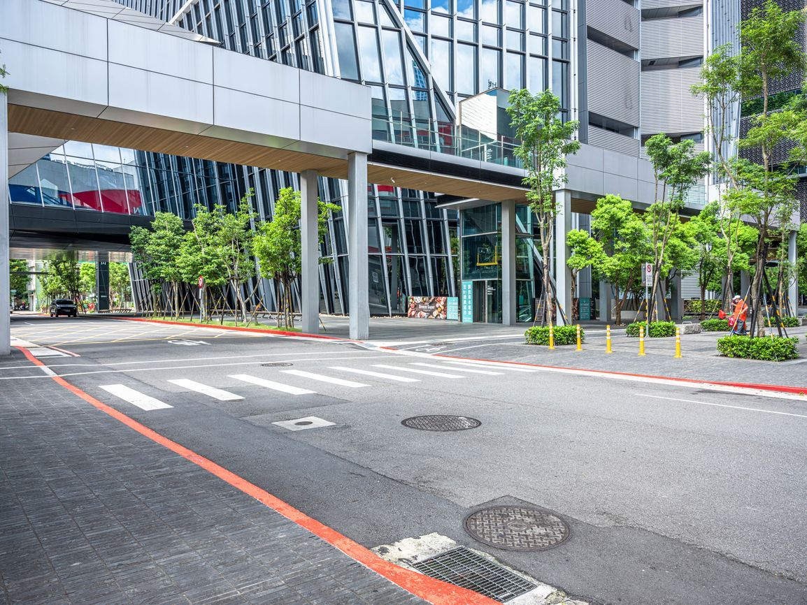 Asphalt Road in Taipei City, Taiwan