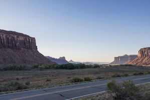 Desert Mountain Roads: A Majestic Landscape HDRi Maps and Backplates