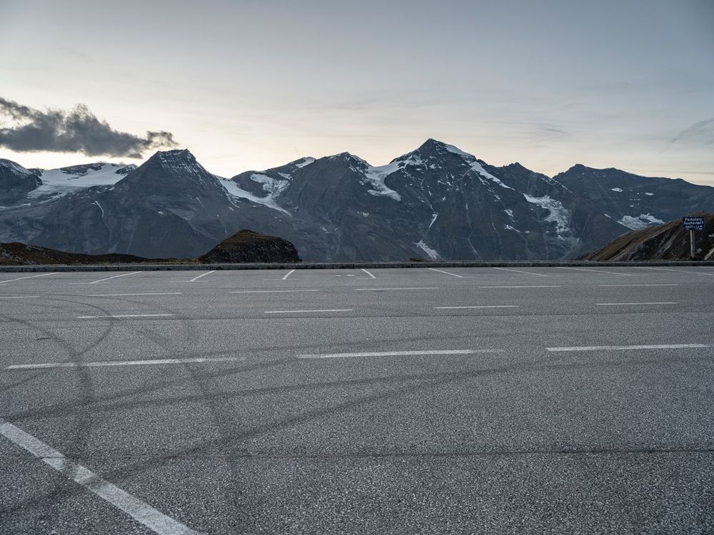 Austria Mountain Road at Dawn with Clear Sky - HDRi Maps and Backplates