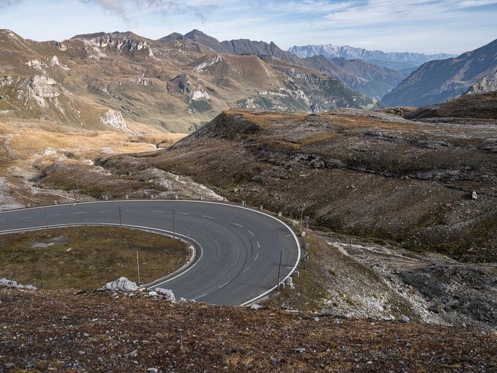 Austrian Highlands Scenic Road with Switchbacks - HDRi Maps and Backplates