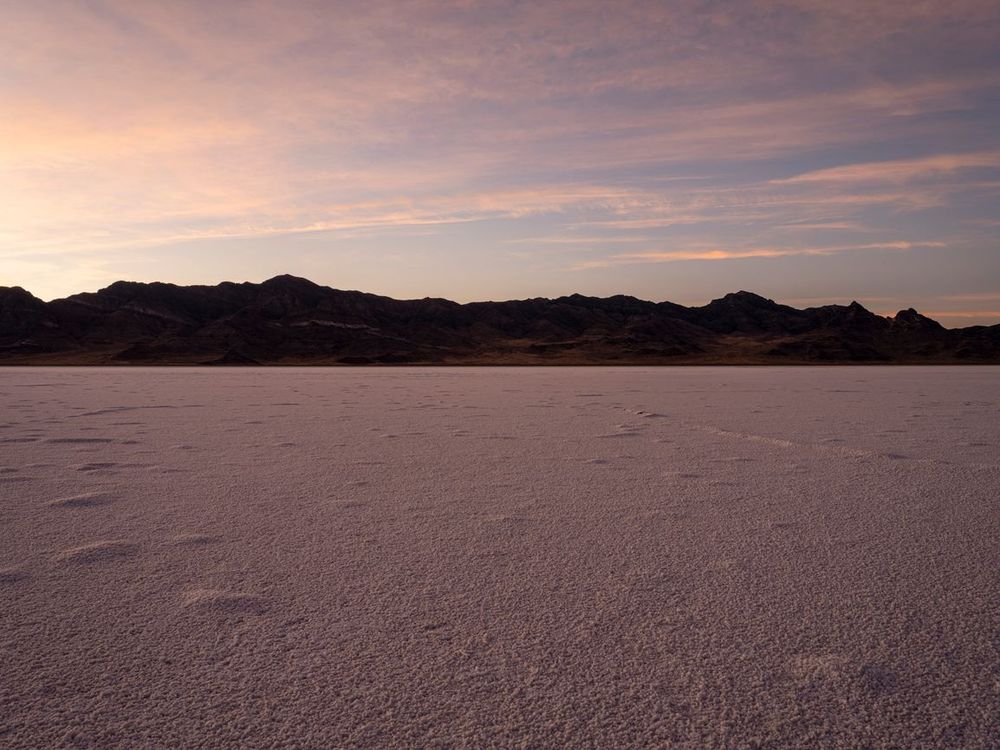 Bonneville Speedway Utah Night Landscape