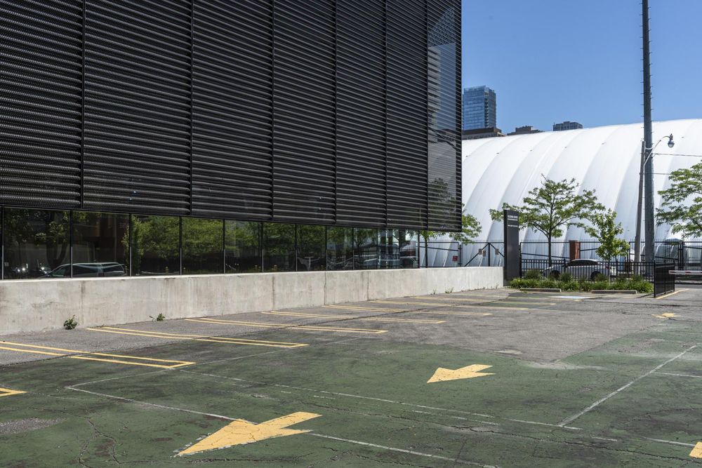 Canada Urban Design Parking Lot HDRi Maps And Backplates   Canada Urban Design Parking Lot