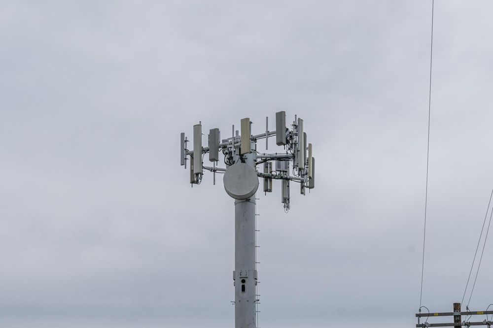 Cell Phone Tower with Power Lines and Telephone Towers - HDRi Maps and ...