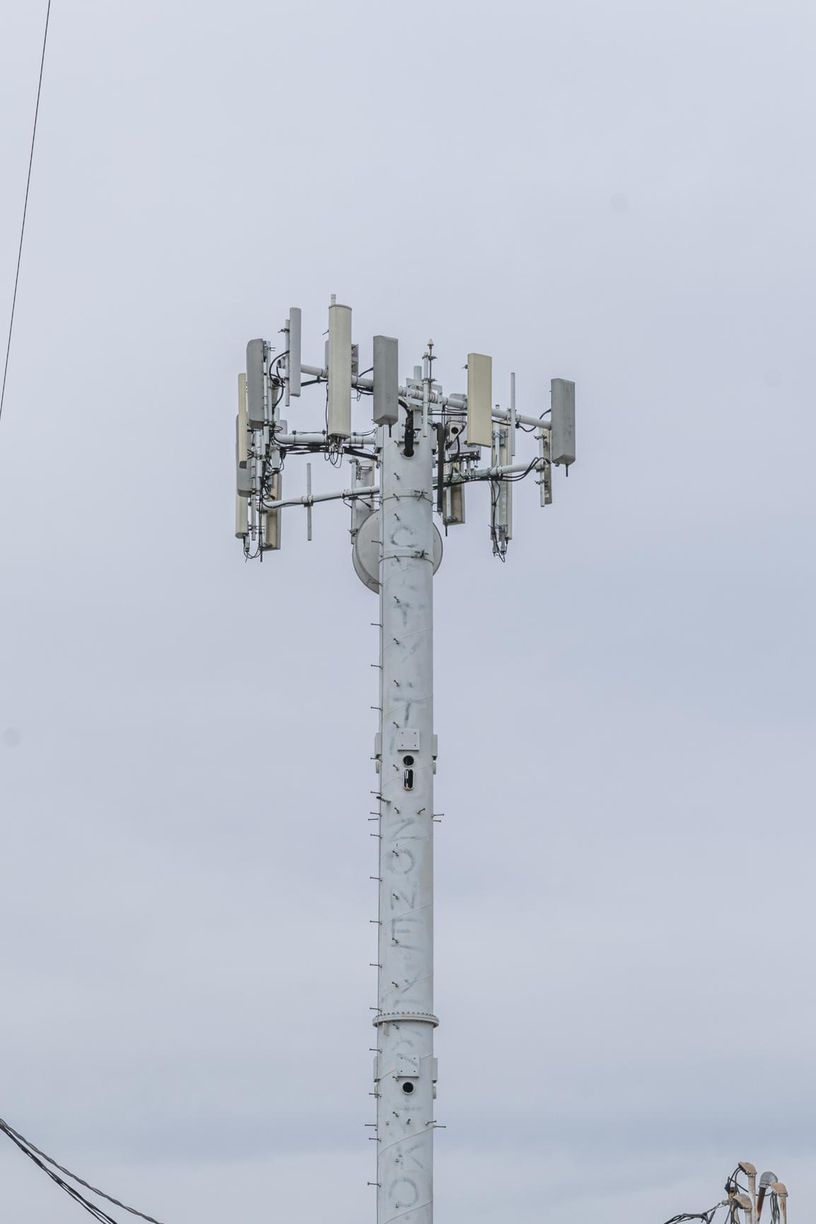 Cell Phone Tower with Power Lines and Telephone Towers - HDRi Maps and ...