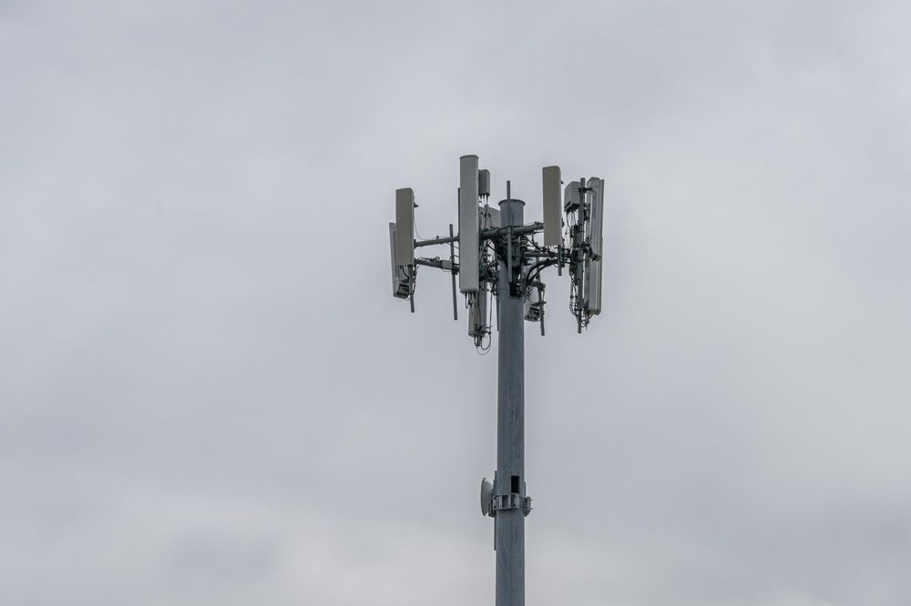 Cell Phone Tower with Power Lines and Telephone Towers - HDRi Maps and ...