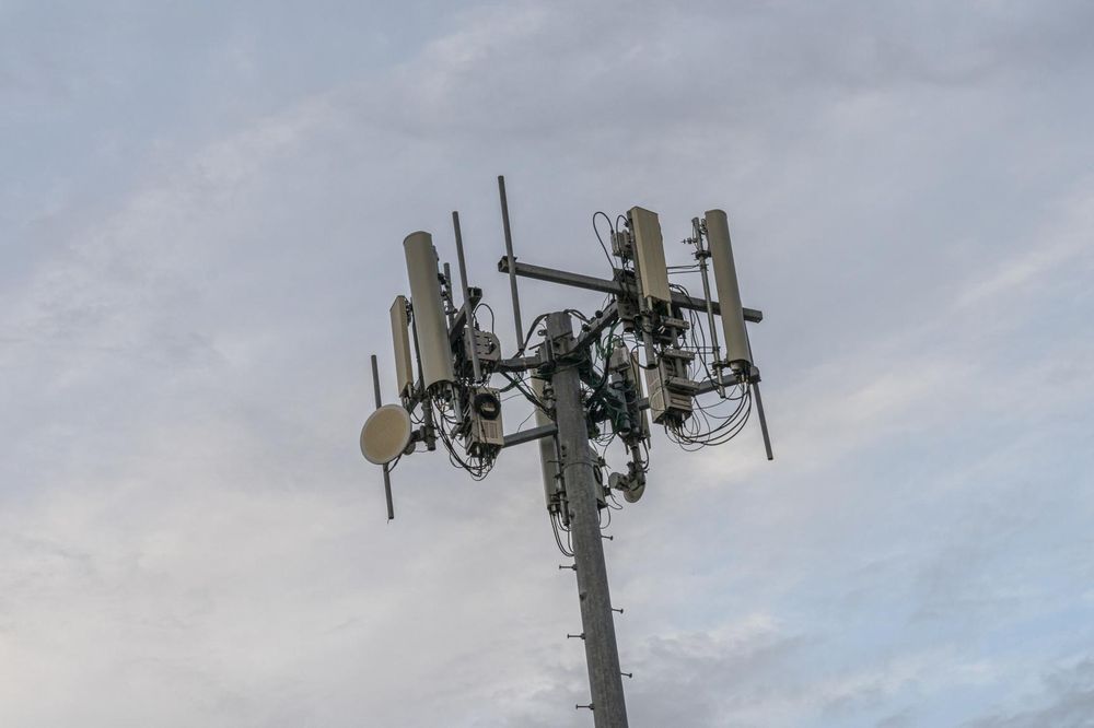 Cell Phone Tower with Power Lines and Telephone Towers - HDRi Maps and ...