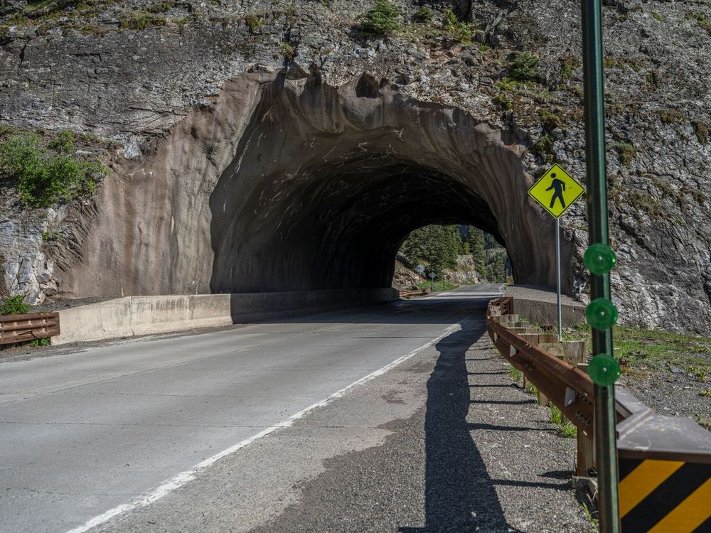 Colorado Mountain Road: Through the Tunnel and Over the Bridge - HDRi ...