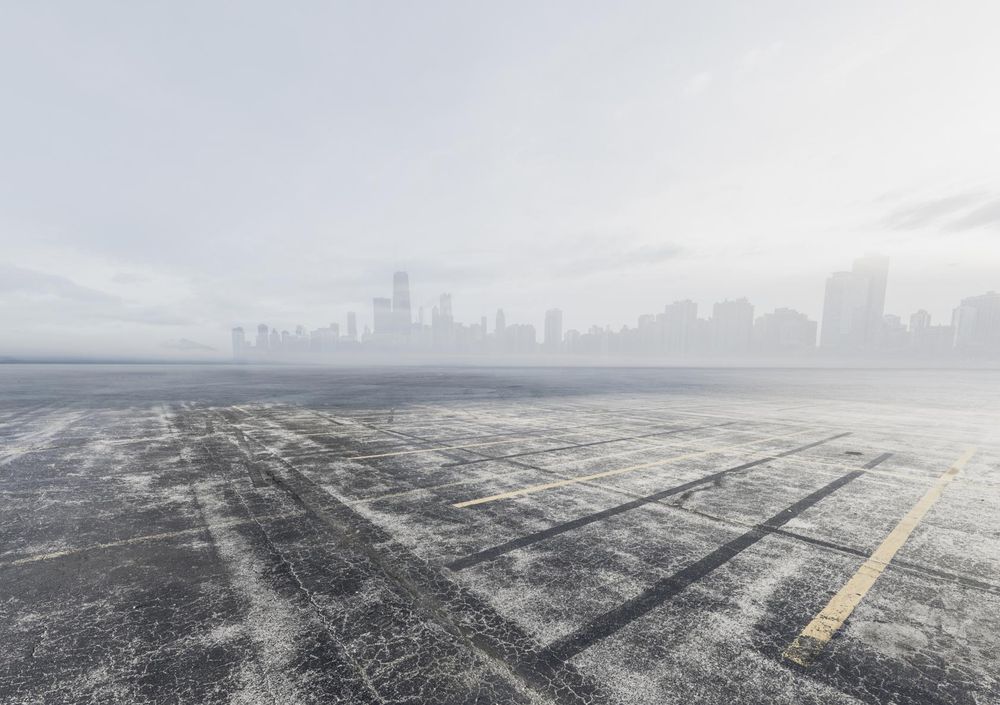 Dramatic City Skyline at Dawn - HDRi Maps and Backplates - Dramatic City Skyline Views