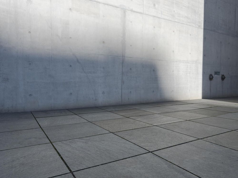 Empty Area Building in Light Shadow Berlin