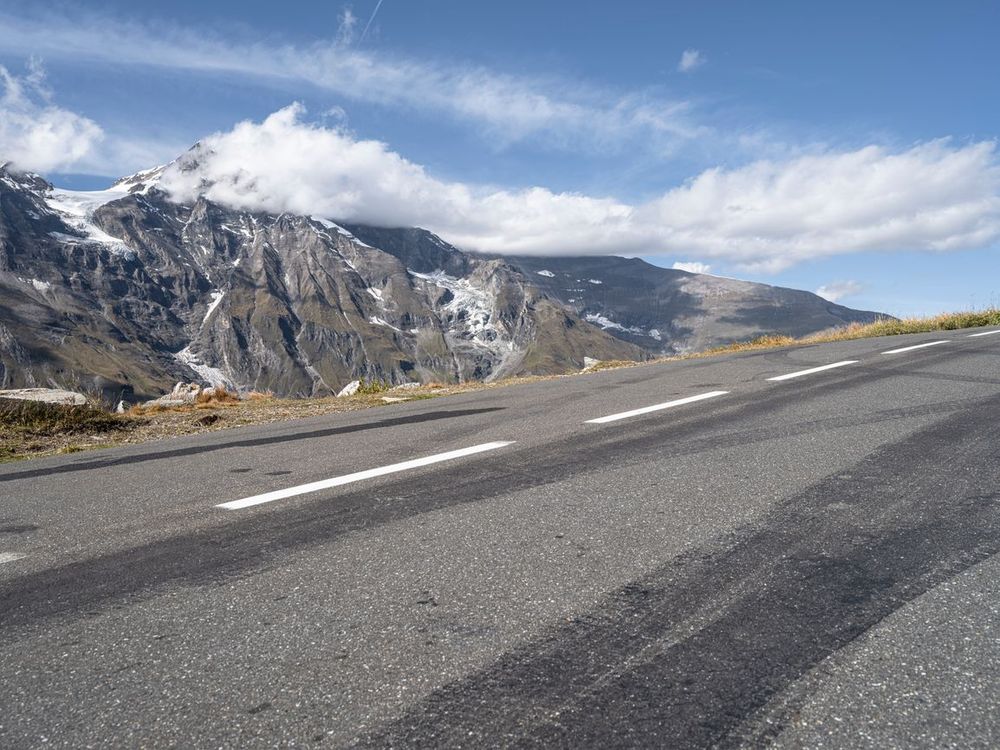 Empty Asphalt Road Cutting Through Mountains in Austria - HDRi Maps and ...