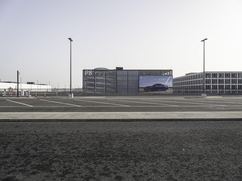 Empty Parking Lot with City Billboard and Building - HDRi Maps and ...