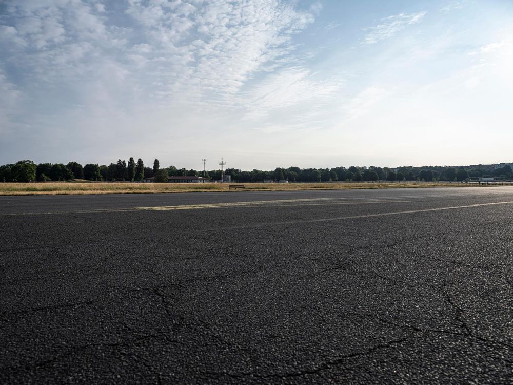 Germany's Airport: Asphalt Roads and Open Spaces - HDRi Maps and Backplates