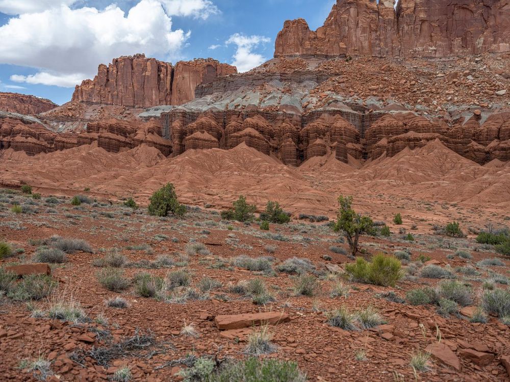 Highway 12: Open Space and Clouds in Utah - HDRi Maps and Backplates