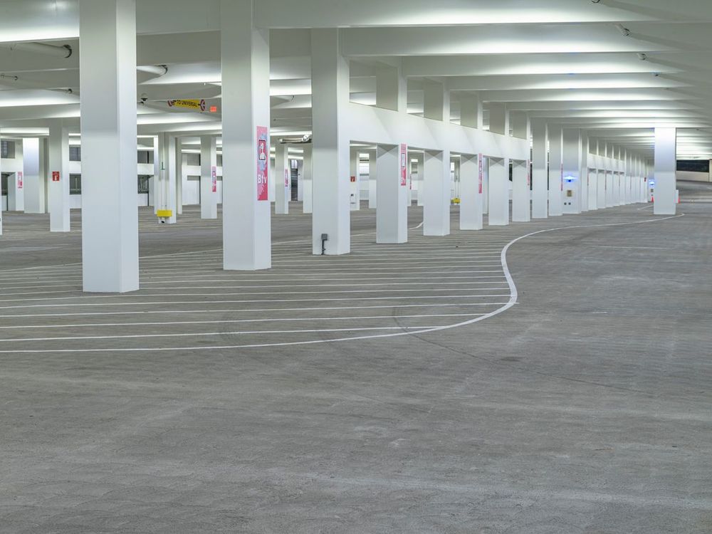 Los Angeles Parking Garage - Commercial Facility - HDRi Maps and Backplates