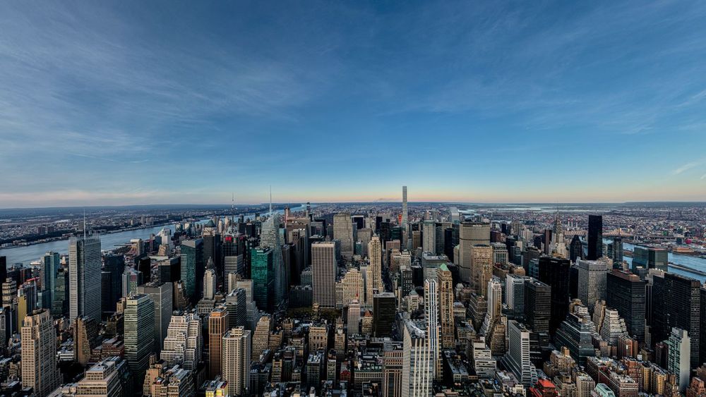 Manhattan Skyline in New York, USA - HDRi Maps and Backplates