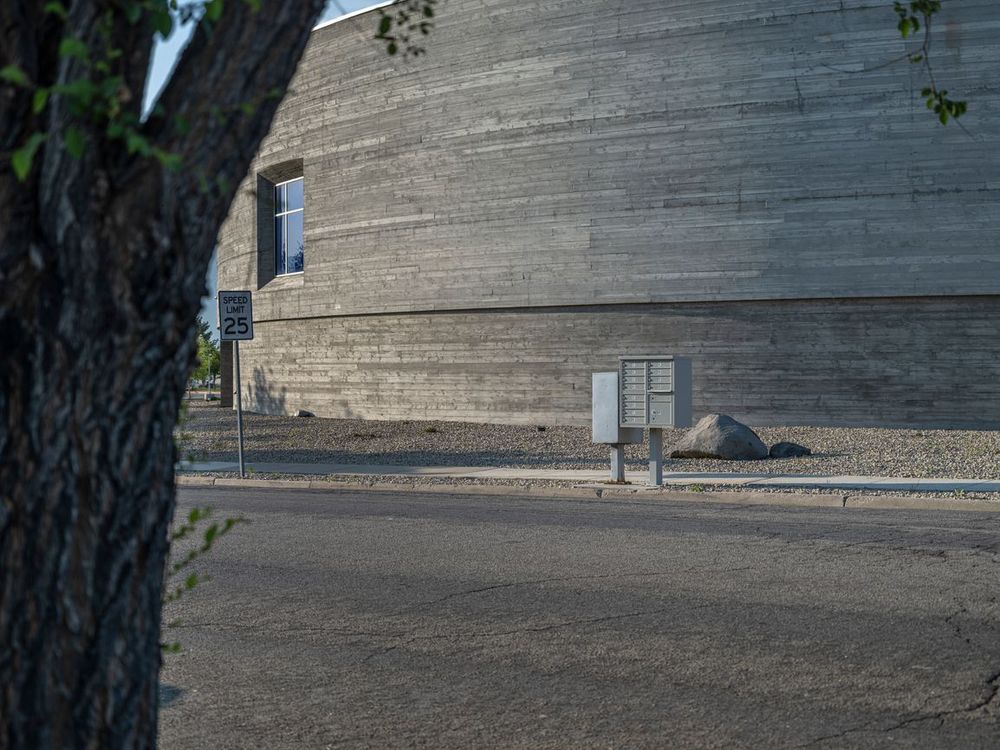 Modern Architecture Wall in Salt Lake City, Utah