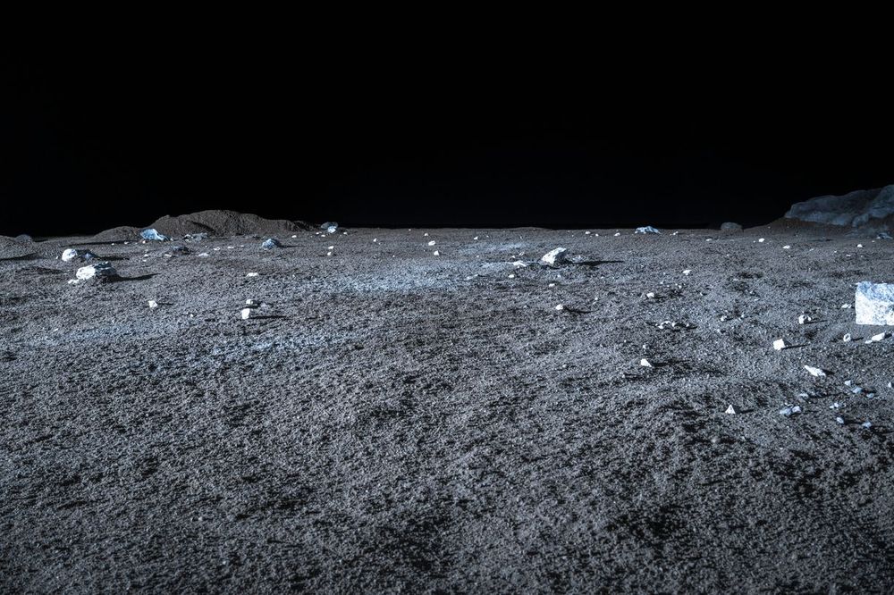 Moon Surface Against a Night Sky - HDRi Maps and Backplates