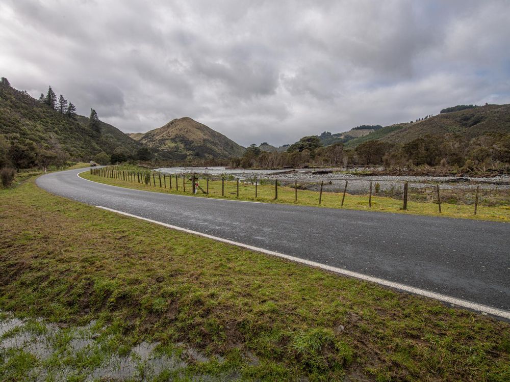 Mountain Road: Curving through a Gloom with Grey Sky - HDRi Maps and ...