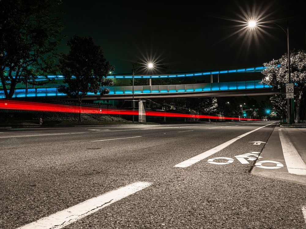 Night Time Urban Design: Low Light Streaks In The City - HDRi Maps And ...