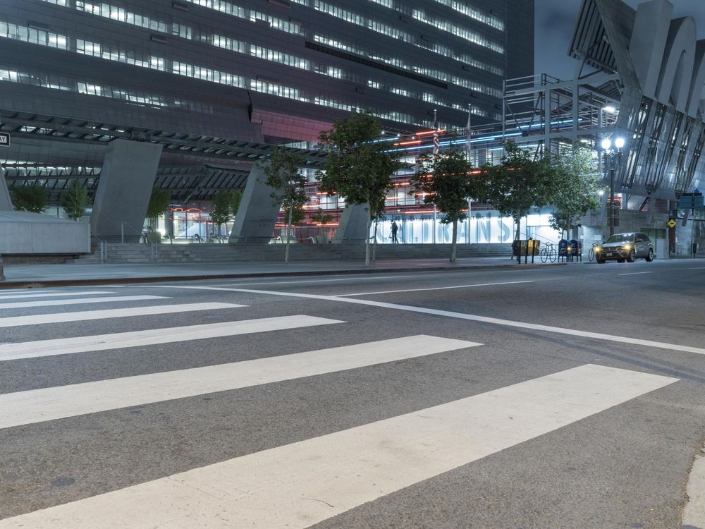 Nighttime in the Metropolis: A Lit-Up Cityscape - HDRi Maps and Backplates
