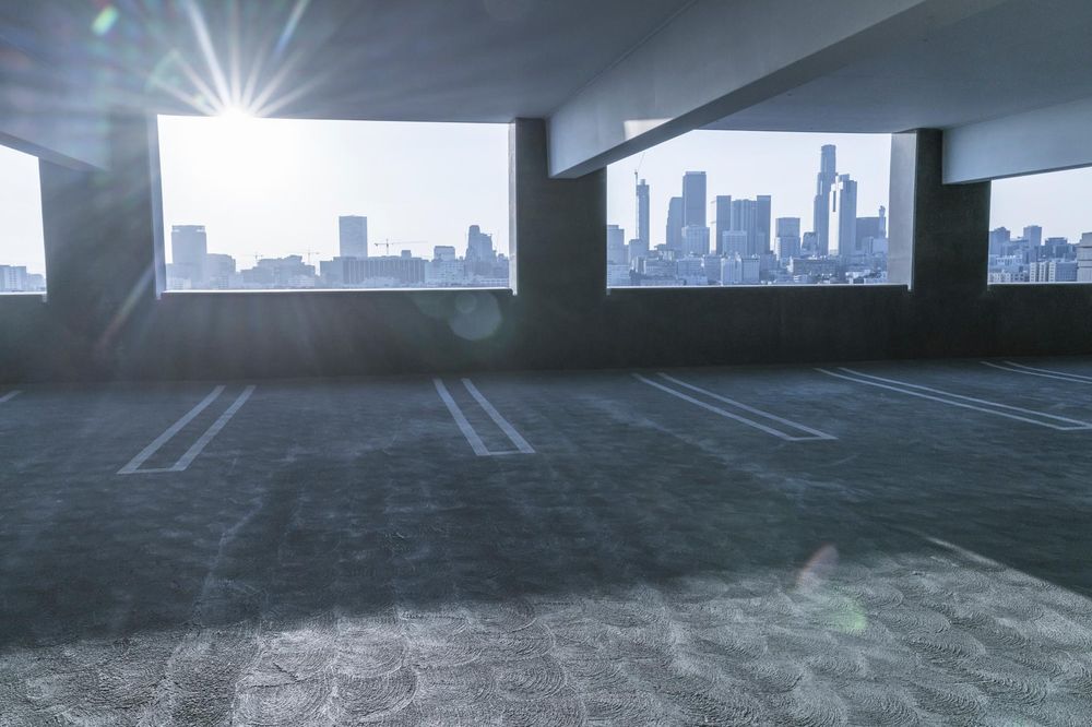 Urban Architecture City Skyline And Parking Garage Hdri Maps And