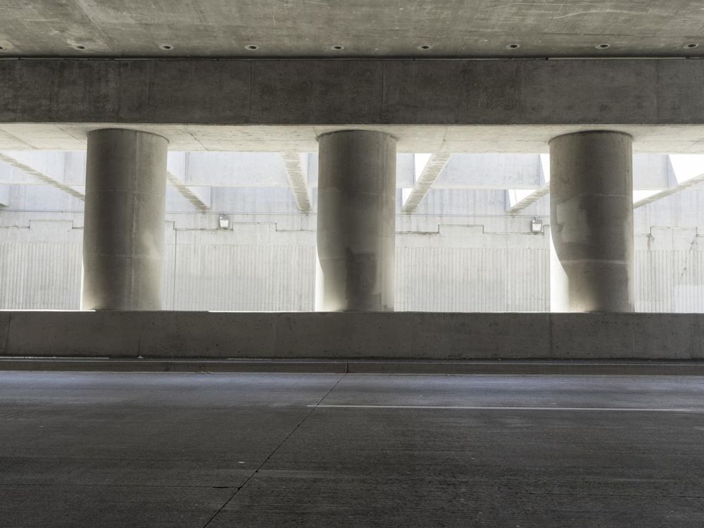 Urban Landscape: A Concrete Bridge And Underpass - HDRi Maps And Backplates