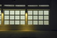 Abandoned Industrial Warehouse Facade Glass 001