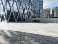 Abstract Futuristic Architecture in Shenzhen