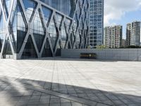 Abstract Futuristic Architecture in Shenzhen