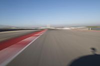 Aerial Landscape: Sea Horizon under Clear Sky