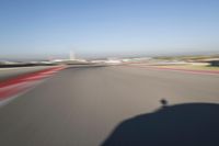 Aerial Landscape: Sea Horizon under Clear Sky