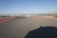 Aerial Landscape: Sea Horizon under Clear Sky