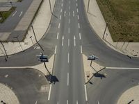 Aerial View of Berlin's Highway Infrastructure