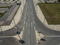 Aerial View of Berlin's Highway Infrastructure