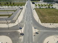 Aerial View of Berlin's Highway Infrastructure