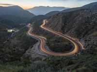 Aerial View of California Landscape and Mountain Range