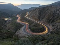 Aerial View of California Landscape and Mountain Range