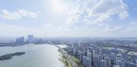 Aerial View of Metropolitan Area in China During the Day