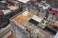 Aerial View of a City: Building Architecture