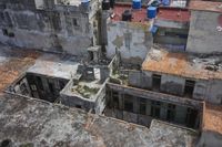 Aerial View of a City: Building Architecture