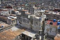 Aerial View of a City: Building Architecture