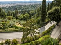 Aerial View of Classic Architecture in Florence, Italy