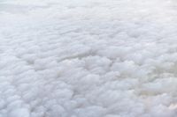 Aerial View of Clouds with Clear Sky