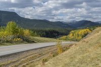 Aerial View of Elevated Road in Alberta, Canada