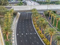 Aerial View of Elevated Road in Los Angeles, USA - 001