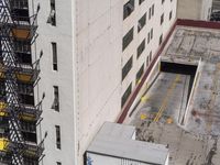 Aerial View of High-Rise Buildings and Parking Garages in Downtown Los Angeles