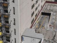 Aerial View of High-Rise Buildings and Parking Garages in Downtown Los Angeles