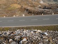 Aerial View of Highland Road in Austria