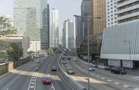 Aerial View of Hong Kong Cityscape Skyscrapers